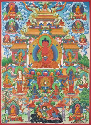 Original Amitabha Buddha Pure Land | Sukhavati Bhuwan | Buddhist Heaven